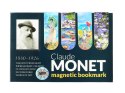 KOMPLET 4 zakładek do książek książki magnetyczne C. Monet CARMANI