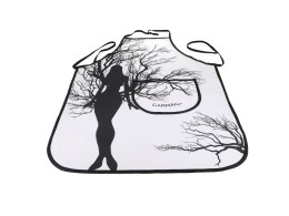fartuszek kuchenny black & white kobieta i drzewo carmani