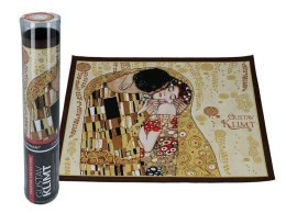 Podkładka na stół G. Klimt pocałunek kremowe tło CARMANI