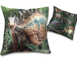 poduszka z wypełnieniem/suwak prehistoric world of dinosaurs carmani