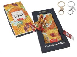 Przywieszka do torebki ozdobna dekoracyjna V. van Gogh słoneczniki carmani