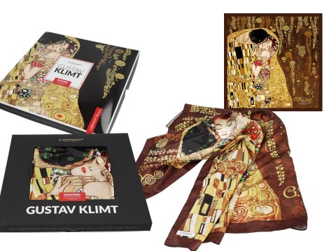 chusta G. Klimt pocałunek carmani