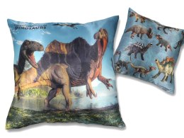 Poduszka z wypełnieniem/suwak  prehistoric world of dinosaurs CARMANI