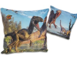 poduszka z wypełnieniem/suwak  prehistoric world of dinosaurs carmani