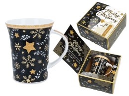 Kubek do czekolady kawy świąteczny elegancki na prezent ozdoba