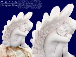 aniołek śpiący alabaster grecki