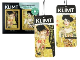 kpl. 2 zapachów samochodowych  G. Klimt amore mio i golden lady carmani