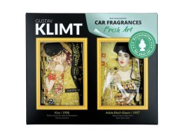 kpl. 2 zapachów samochodowych  G. Klimt amore mio i golden lady carmani