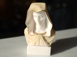 Figurka popiersie marii -alabaster grecki