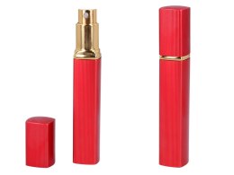 Atomizer pojemnik karbowany na perfumy/płyn antybakteryjny czerwony
