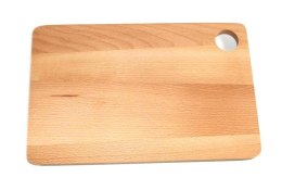 Deska drewniana do krojenia siekania serwowania podawania prostokątna 34 cm