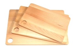 Deska drewniana do krojenia siekania serwowania podawania prostokątna 40 cm