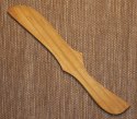 Nożyk do smarowania drewniany czereśniowy do masła i smalcu 19 cm