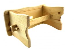 ryczka drewniana naturalna taboret stołek