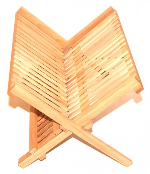 Suszarka do naczyń drewniana uniwersalny stojak na gazety z drewna