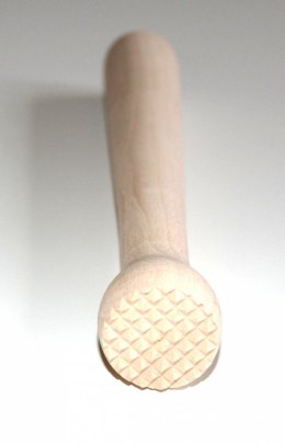 tłuczek ubijak drewniany barmański do czosnku 22cm