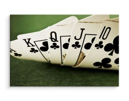 Obraz Na Płótnie Poker Królewski