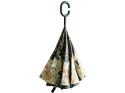 parasol odwrotnie otwierany - G. Klimt, pocałunek + adela (carmani)
