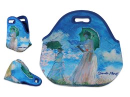 torba śniadaniowa/turystyczna c. monet kobieta z parasolem carmani