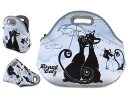 torba śniadaniowa/turystyczna koci świat koty pod parasolem carmani