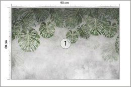 Fototapeta Tropical Trees And Leaves For Digital Printing Wallpaper, Custom Design Wallpaper - 3D