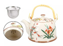 Czajnik ceramiczny z zaparzaczem do herbaty, ziół