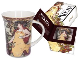 Kubek ceramiczny do kawy herbaty A Mucha Jesień na prezent Carmani 350 ml