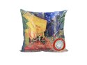 Poduszka z wypełnieniem/suwak V. Van Gogh taras kawiarni w nocy CARMANI