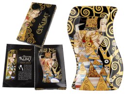 Talerz dekoracyjny ozdobny na przekąski G. Klimt Oczekiwanie 15 x 23 cm