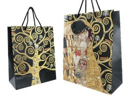 Torebka torba prezentowa papierowa na prezenty duża Klimt Adela 40x30x15 cm