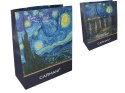 Torebka prezentowa torba na prezent niebieska Gogh Gwiaździsta noc