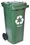 pojemnik na odpady 120l kosz -zielony