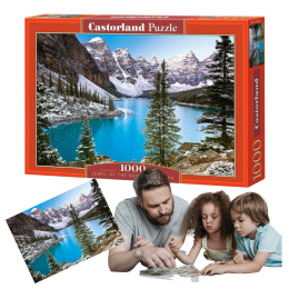 CASTORLAND Puzzle 1000el. Jewel of the Rockies, Canada - Kanadyjskie Jezioro