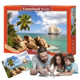 CASTORLAND Puzzle 1500el. Sailing in Paradise - Żeglowanie w raju