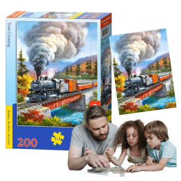 CASTORLAND Puzzle 200el. Train Crossing - Pociąg