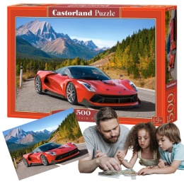CASTORLAND Puzzle 500el. Mountain Ride - Górska przejażdżka