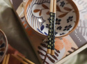 Miseczki 4 szt. miski azjatyckie orientalne z pałeczkami na prezent orient