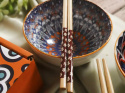 Miseczki 6 sztuk miski azjatyckie orientalne + pałeczki na prezent ORIENT