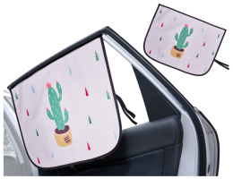 kurtyna magnetyczna osłona okna samochodu kaktus