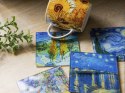 Zestaw 4 podkładek szklanych V. van Gogh CARMANI