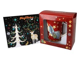 Kubek ceramiczny do kawy herbaty Świąteczny Anioł 325 ml na prezent