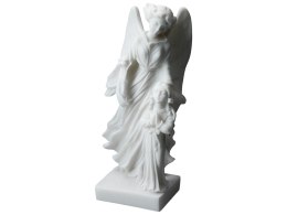 anioł stróż z dzieckiem alabaster grecki