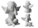 zestaw 3 aniołków alabaster grecki