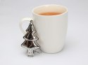 Zaparzacz sitko do herbaty ziół stalowy świąteczny choinka 9x5cm na prezent