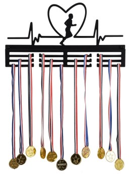 Wieszak na medale dla biegaczy puls biegacza 40cm