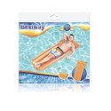 Materac dmuchany do pływania na basen plażę jeziuro pomarańczowy 183 cm x 76 cm