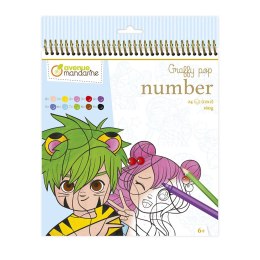 Kolorowanki po numerach Manga