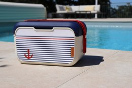 Lunchbox lodówka turystyczna 5L Głęboki wzór marynarski 32,6x20x18,8cm