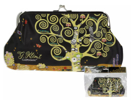 Portfel damski portmonetka portfelik duży G. Klimt Drzewo życia na prezent