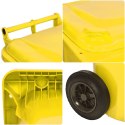 komplet pojemników na odpady - 120l żółty, niebieski, zielony, brązowy